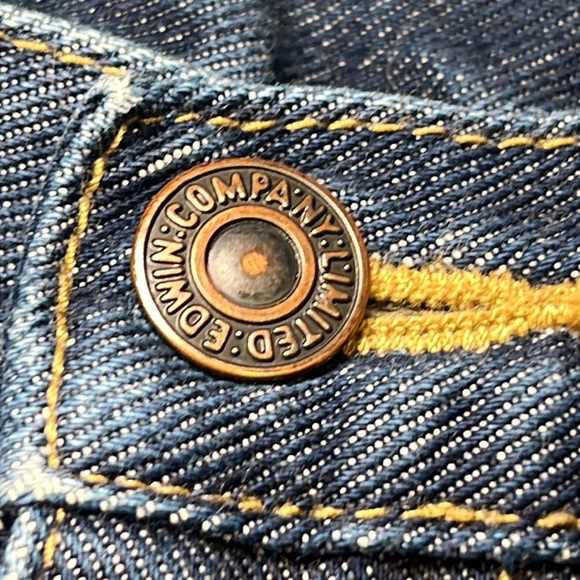Premium Edwin Jean Shorts.   Edwin Denim cutoffs. Size XS - Picture 9 of 11